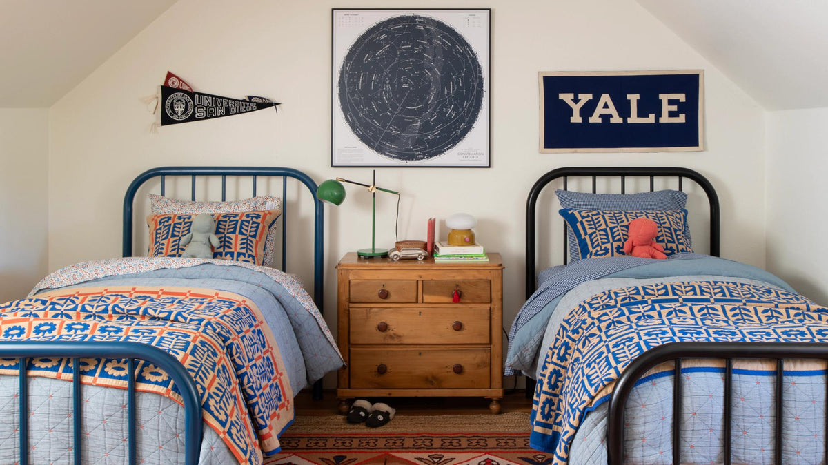 Cozy fall bedroom.