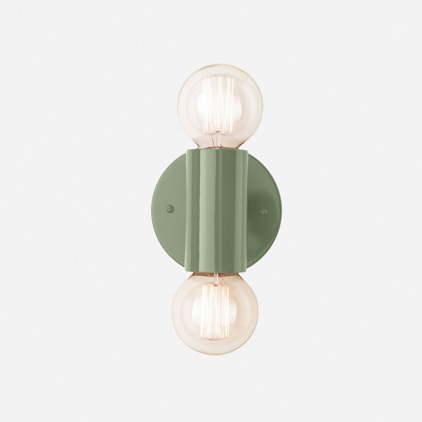 Cylinder Double Sconce