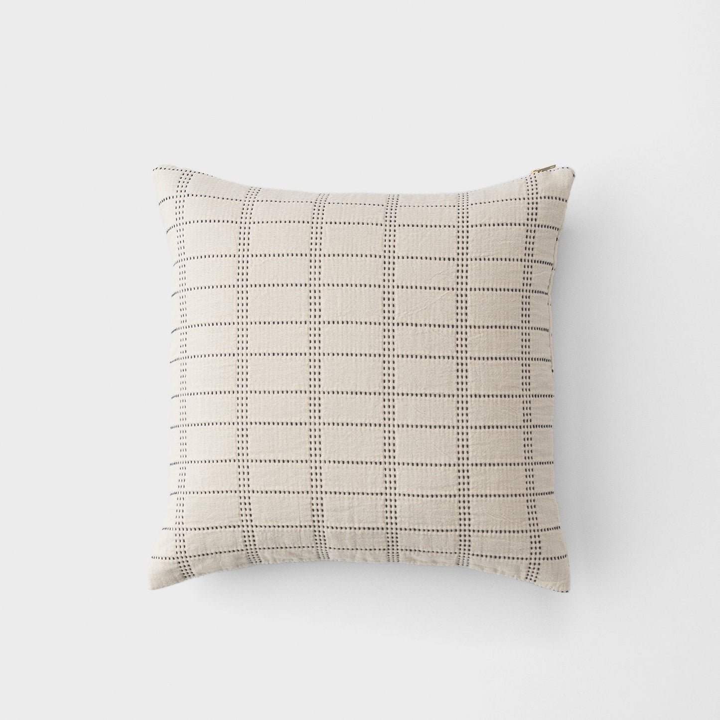 Grid Stitch Pillow Cover