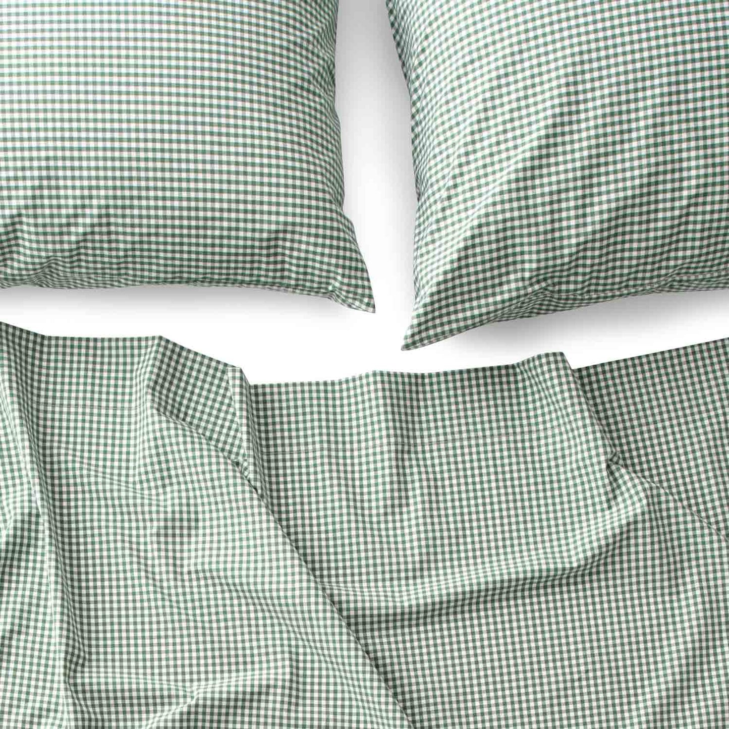 Gingham Percale Pillow Case, Set of 2