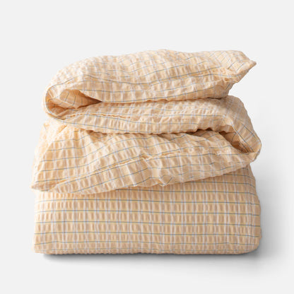 Seersucker Check Duvet