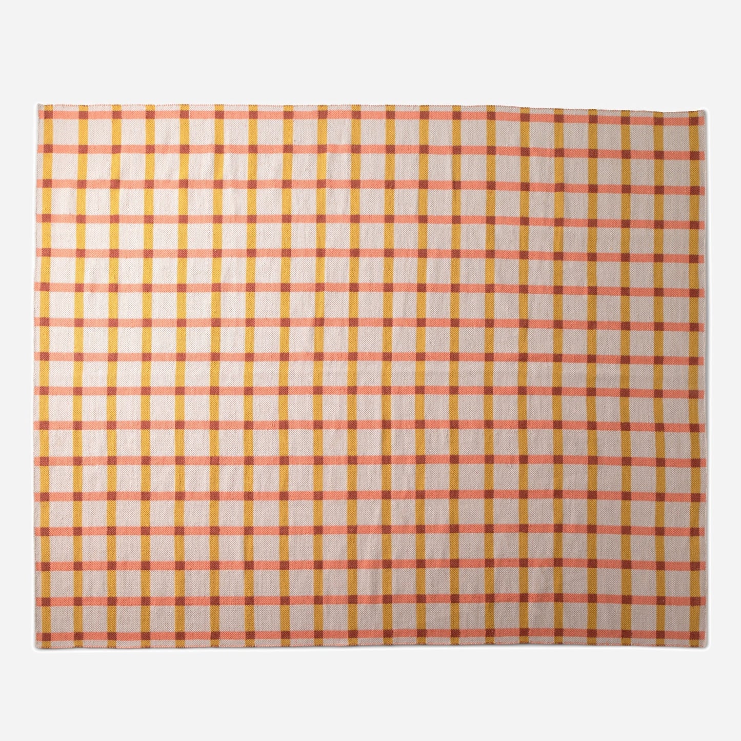 Plaid Wool Rug