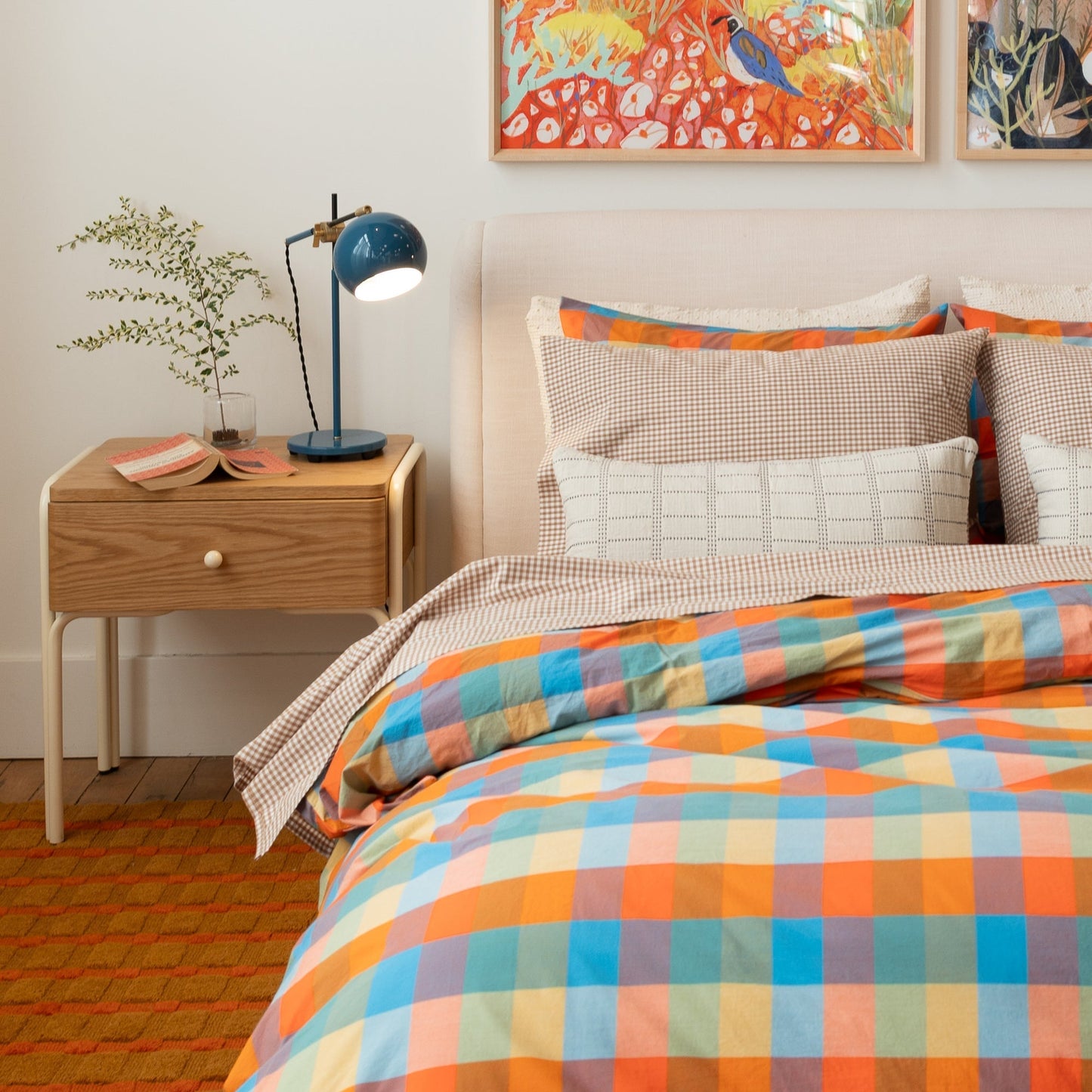 Gingham Sheet Set