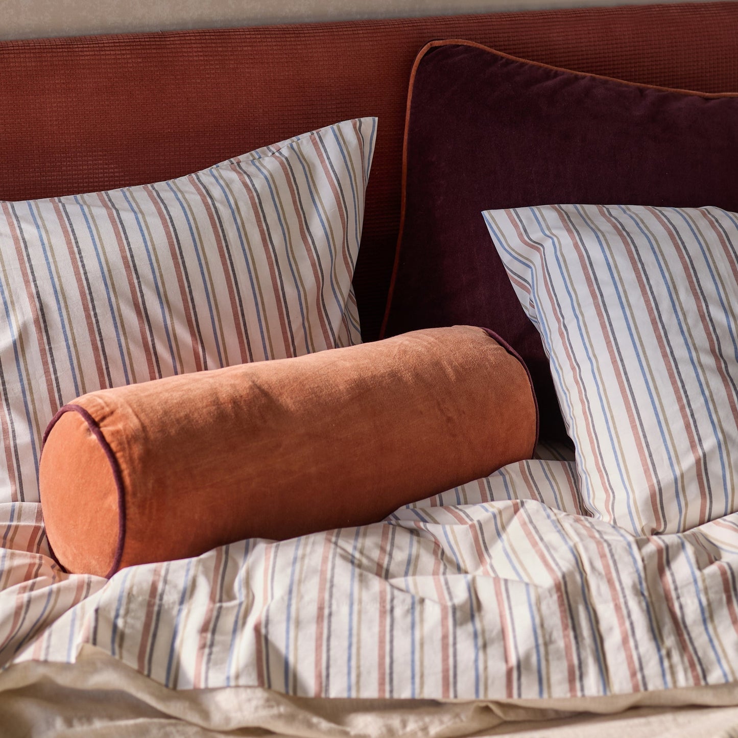 Velvet Piped Pillow