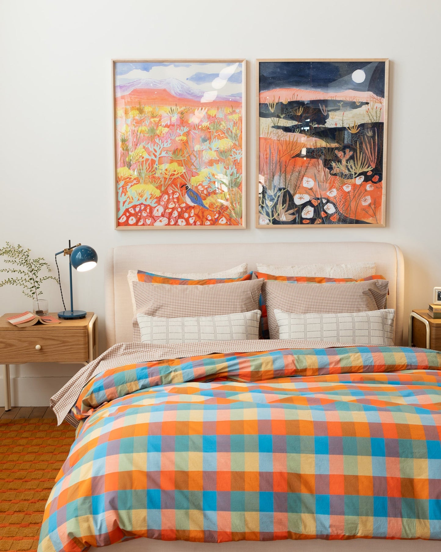 Gingham Sheet Set